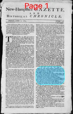 Page thumbnail for The New Hampshire Gazette And Historical Chronicle