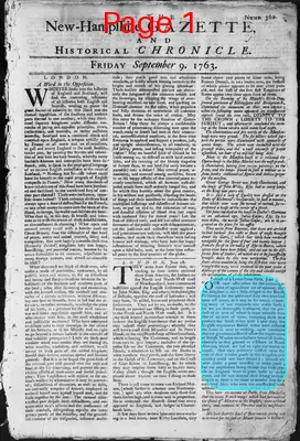 Page thumbnail for The New Hampshire Gazette And Historical Chronicle