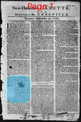 Page thumbnail for The New Hampshire Gazette And Historical Chronicle