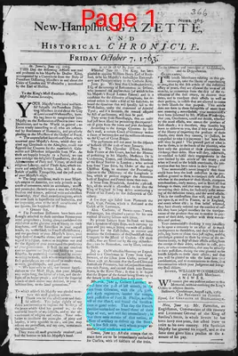 Page thumbnail for The New Hampshire Gazette And Historical Chronicle