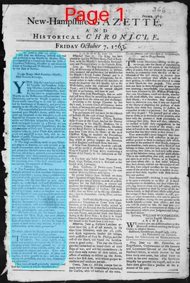 Page thumbnail for The New Hampshire Gazette And Historical Chronicle