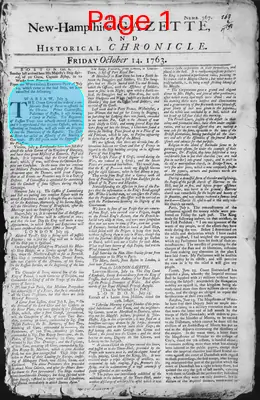 Page thumbnail for The New Hampshire Gazette And Historical Chronicle