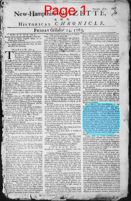 Page thumbnail for The New Hampshire Gazette And Historical Chronicle