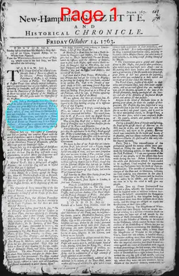 Page thumbnail for The New Hampshire Gazette And Historical Chronicle