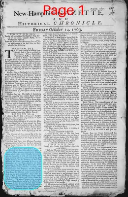 Page thumbnail for The New Hampshire Gazette And Historical Chronicle