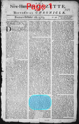 Page thumbnail for The New Hampshire Gazette And Historical Chronicle