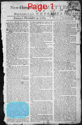 Page thumbnail for The New Hampshire Gazette And Historical Chronicle