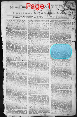 Page thumbnail for The New Hampshire Gazette And Historical Chronicle