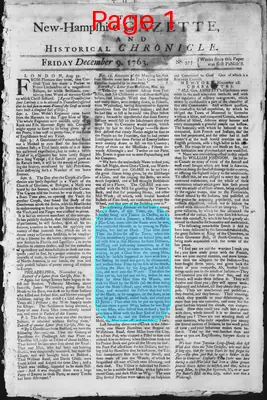 Page thumbnail for The New Hampshire Gazette And Historical Chronicle