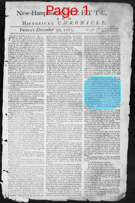 Page thumbnail for The New Hampshire Gazette And Historical Chronicle