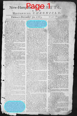 Page thumbnail for The New Hampshire Gazette And Historical Chronicle