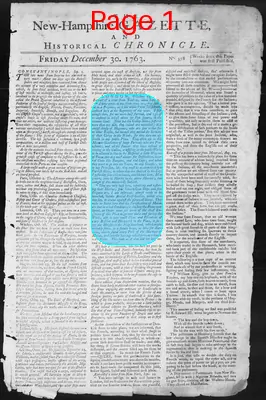 Page thumbnail for The New Hampshire Gazette And Historical Chronicle