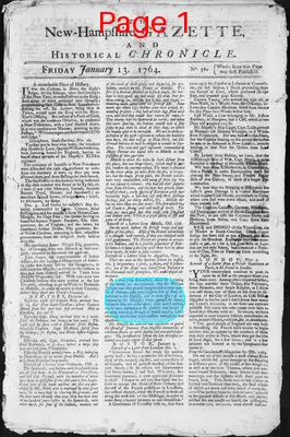 Page thumbnail for The New Hampshire Gazette And Historical Chronicle