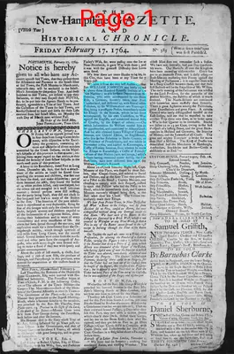 Page thumbnail for The New Hampshire Gazette And Historical Chronicle