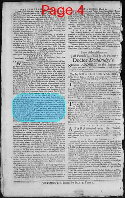 Page thumbnail for The New Hampshire Gazette And Historical Chronicle