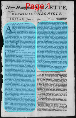 Page thumbnail for The New Hampshire Gazette And Historical Chronicle