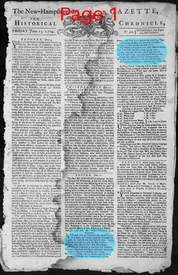 Page thumbnail for The New Hampshire Gazette And Historical Chronicle