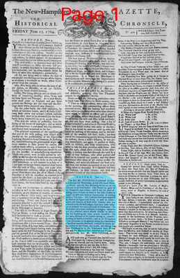 Page thumbnail for The New Hampshire Gazette And Historical Chronicle