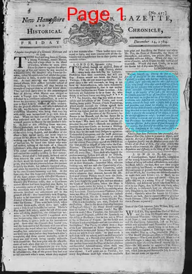 Page thumbnail for The New Hampshire Gazette And Historical Chronicle