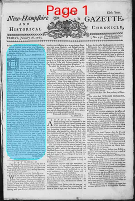 Page thumbnail for The New Hampshire Gazette And Historical Chronicle