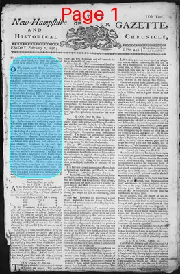Page thumbnail for The New Hampshire Gazette And Historical Chronicle