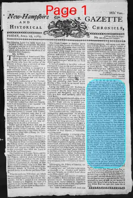 Page thumbnail for The New Hampshire Gazette And Historical Chronicle
