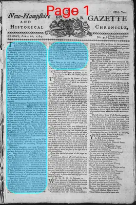 Page thumbnail for The New Hampshire Gazette And Historical Chronicle