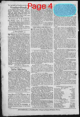 Page thumbnail for The New Hampshire Gazette And Historical Chronicle