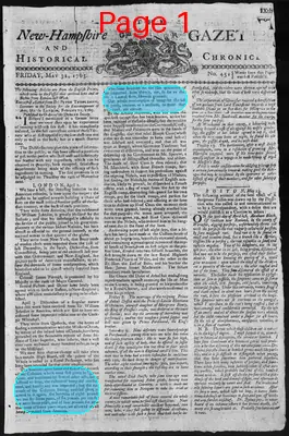 Page thumbnail for The New Hampshire Gazette And Historical Chronicle