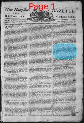 Page thumbnail for The New Hampshire Gazette And Historical Chronicle