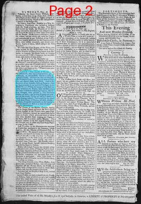 Page thumbnail for The New Hampshire Gazette And Historical Chronicle