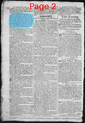 Page thumbnail for The New Hampshire Gazette And Historical Chronicle