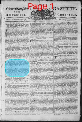Page thumbnail for The New Hampshire Gazette And Historical Chronicle