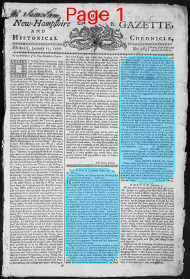 Page thumbnail for The New Hampshire Gazette And Historical Chronicle