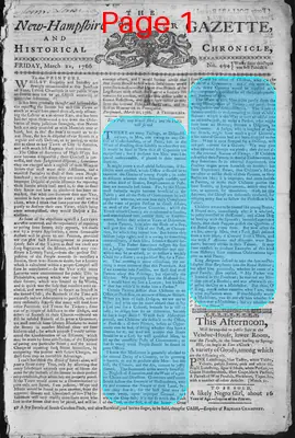 Page thumbnail for The New Hampshire Gazette And Historical Chronicle
