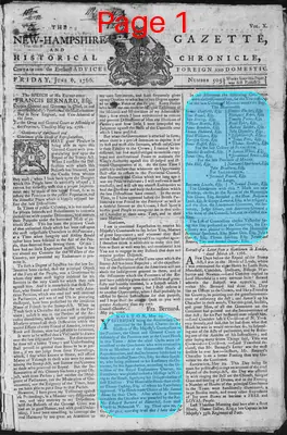 Page thumbnail for The New Hampshire Gazette And Historical Chronicle