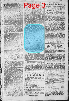 Page thumbnail for The New Hampshire Gazette And Historical Chronicle