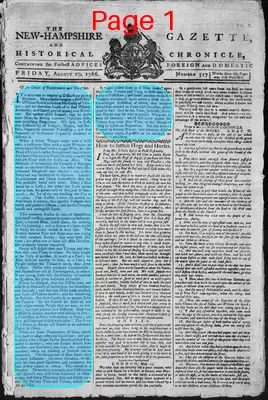Page thumbnail for The New Hampshire Gazette And Historical Chronicle