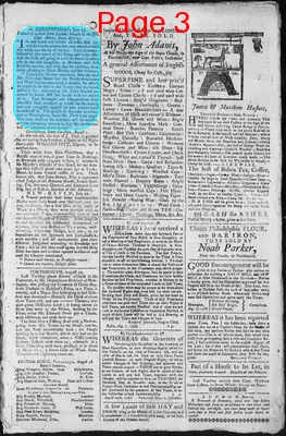 Page thumbnail for The New Hampshire Gazette And Historical Chronicle