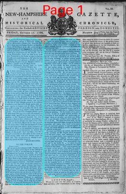 Page thumbnail for The New Hampshire Gazette And Historical Chronicle