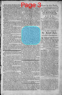 Page thumbnail for The New Hampshire Gazette And Historical Chronicle