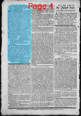 Page thumbnail for The New Hampshire Gazette And Historical Chronicle