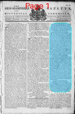 Page thumbnail for The New Hampshire Gazette And Historical Chronicle