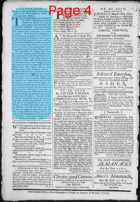 Page thumbnail for The New Hampshire Gazette And Historical Chronicle