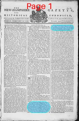 Page thumbnail for The New Hampshire Gazette And Historical Chronicle