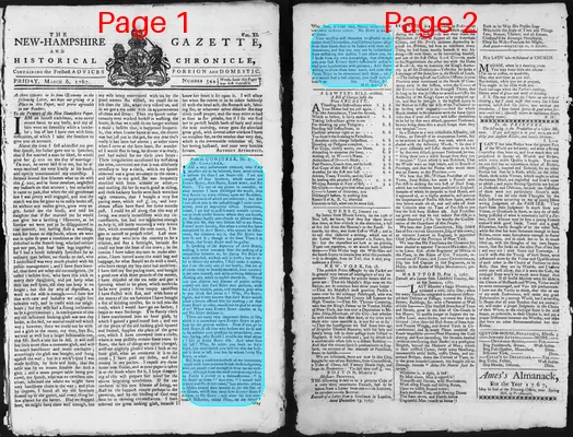 Page thumbnail for The New Hampshire Gazette And Historical Chronicle