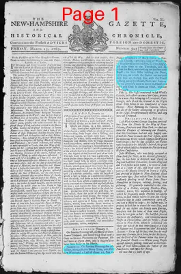 Page thumbnail for The New Hampshire Gazette And Historical Chronicle