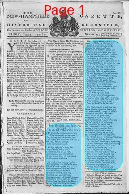 Page thumbnail for The New Hampshire Gazette And Historical Chronicle