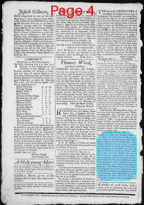 Page thumbnail for The New Hampshire Gazette And Historical Chronicle