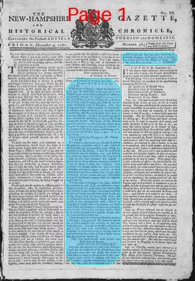 Page thumbnail for The New Hampshire Gazette And Historical Chronicle